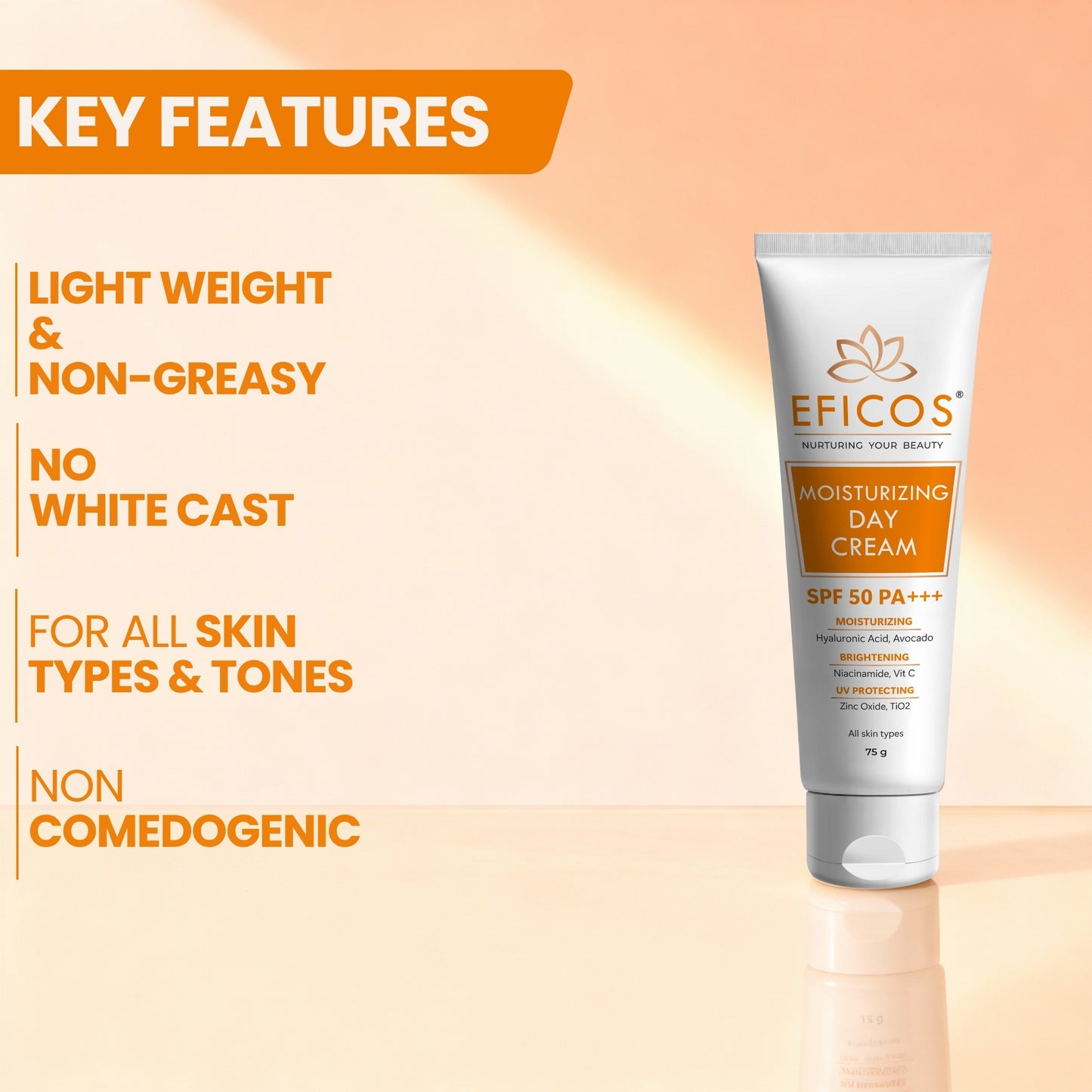 MOISTURISING DAY CREAM SPF50 75 G