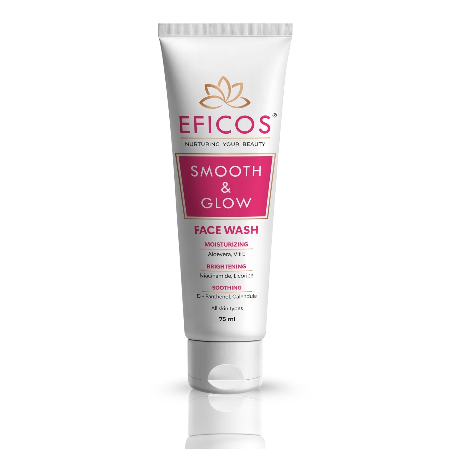 SMOOTH & GLOW FACE WASH 75 ML