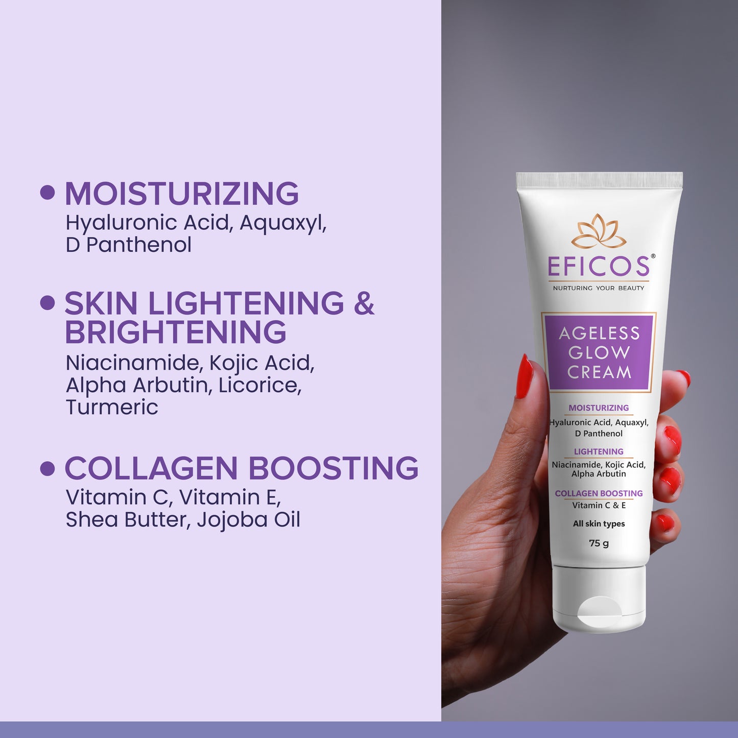 AGELESS GLOW CREAM 75 G