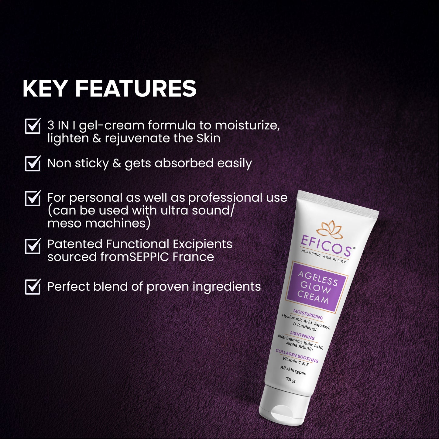 AGELESS GLOW CREAM 75 G