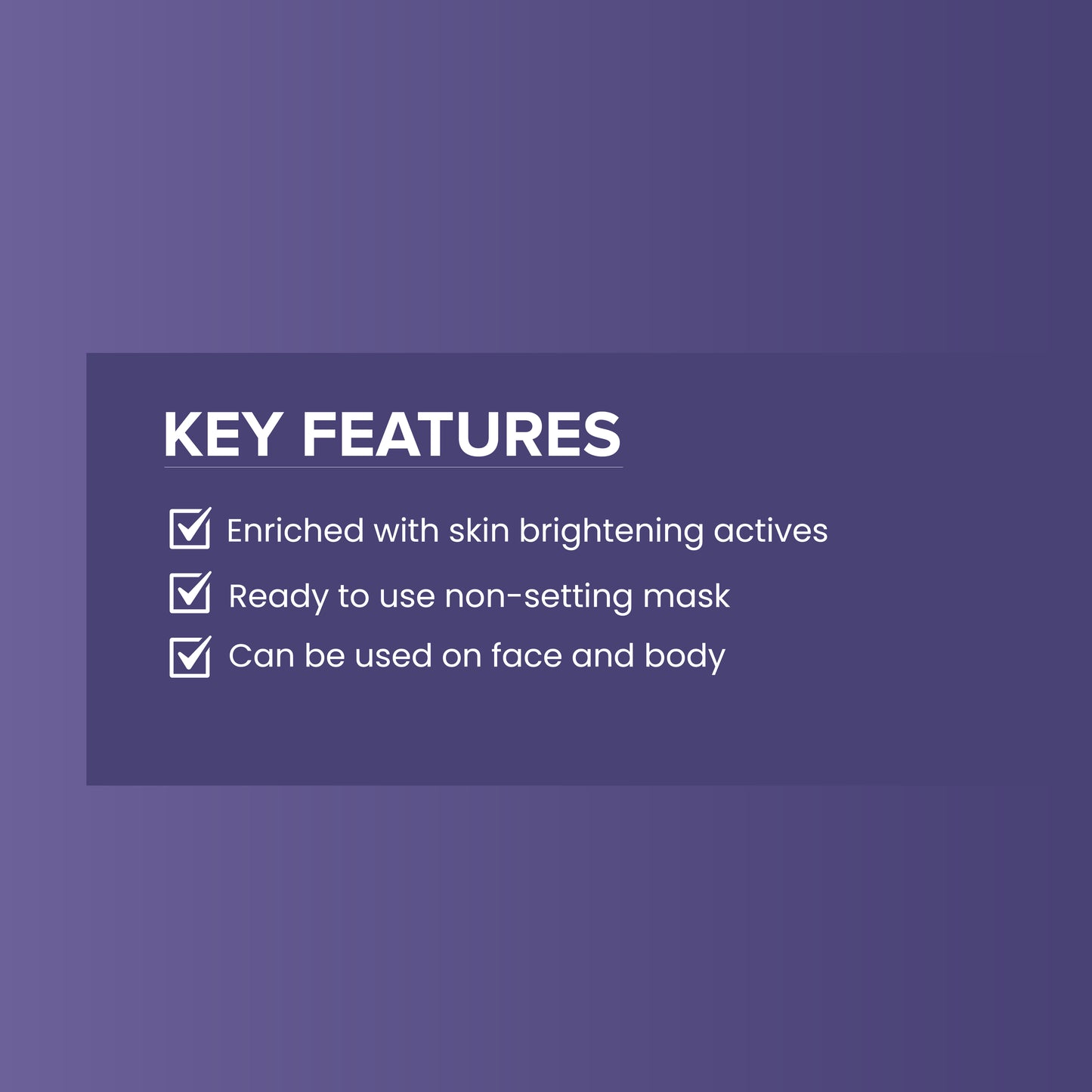 UBTAN FACE MASK 250 G