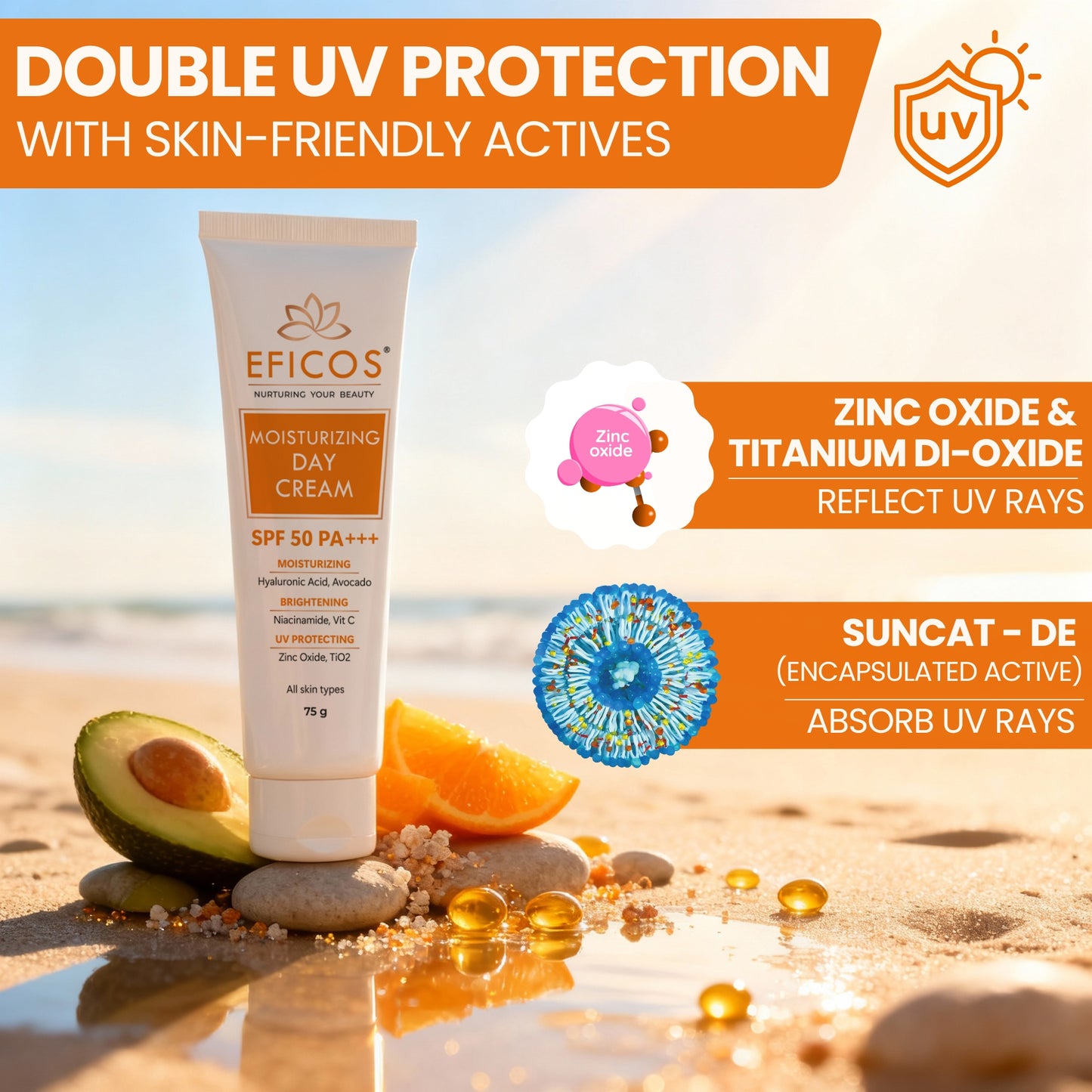 MOISTURISING DAY CREAM SPF50 75 G