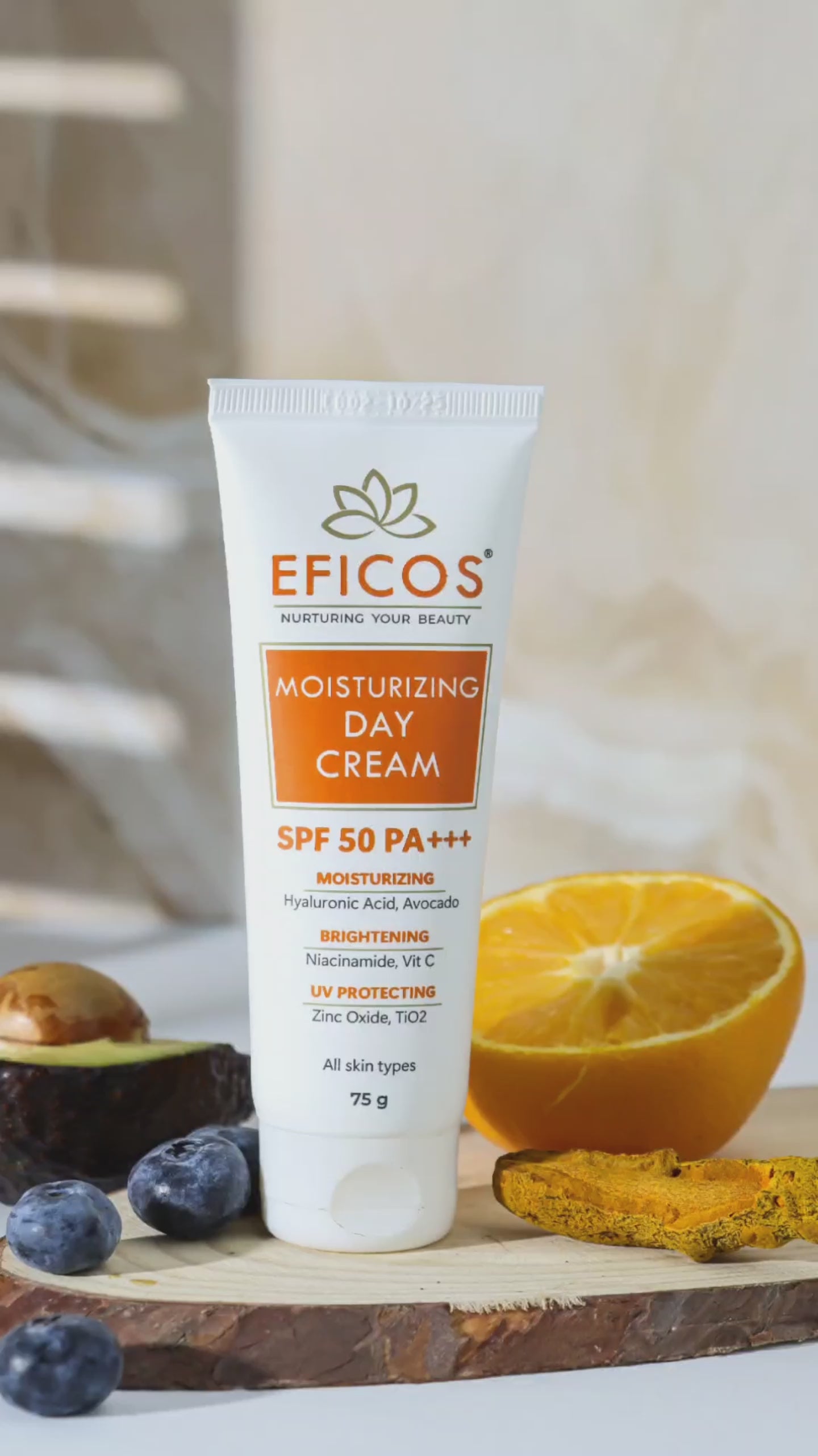 MOISTURISING DAY CREAM SPF 50 75 G – Eficos