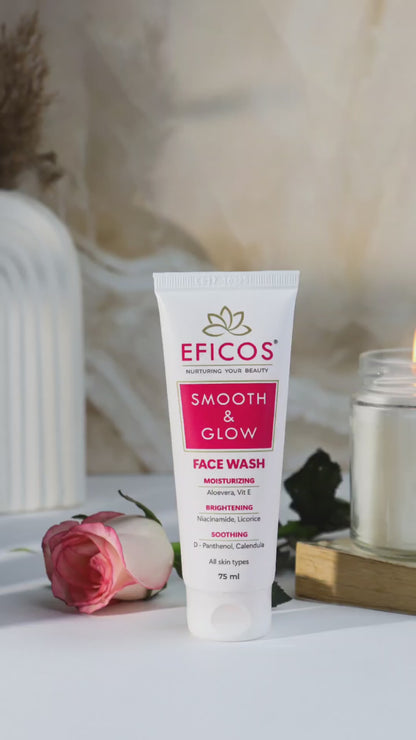 SMOOTH & GLOW FACE WASH 75 ML